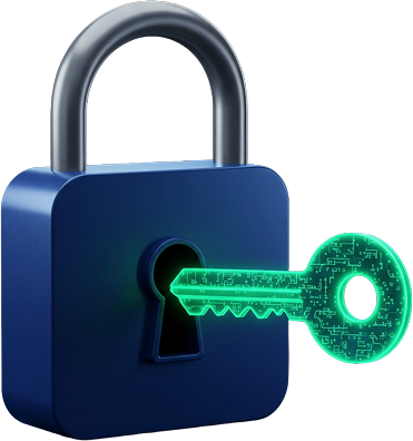 Cadeado com chave digital