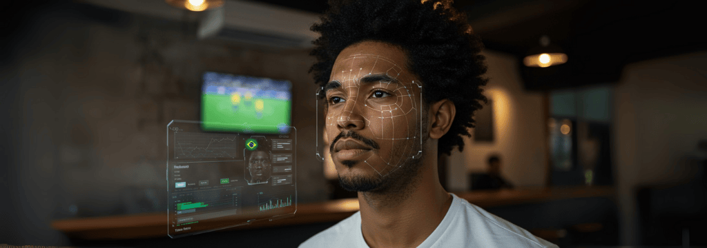 Biometria facial nas as apostas online