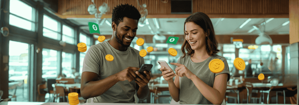 Transações pelo celular