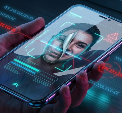 Celular máscara facial Risk Detection